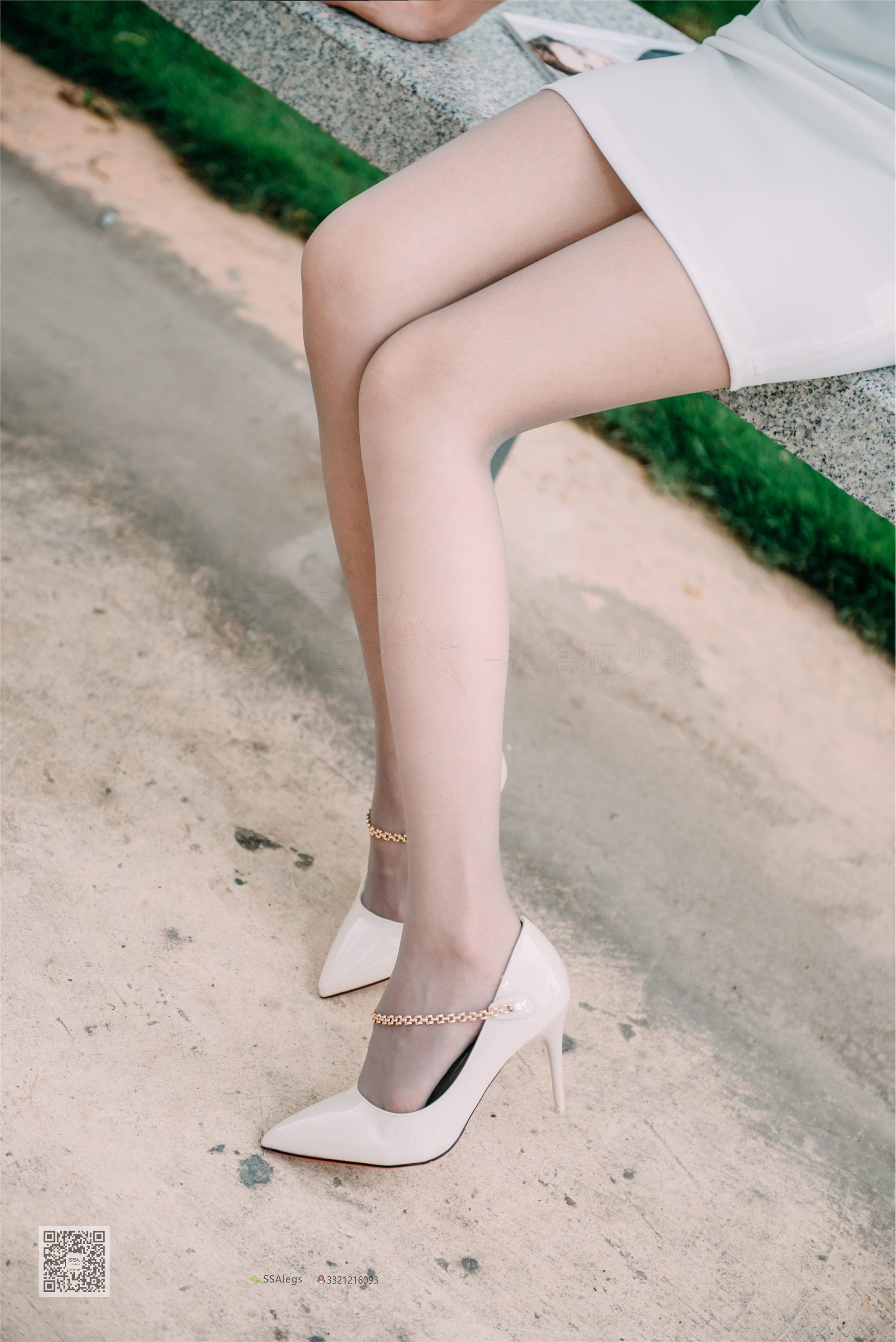 SSA丝社 NO.007 nono 街拍灰丝特辑